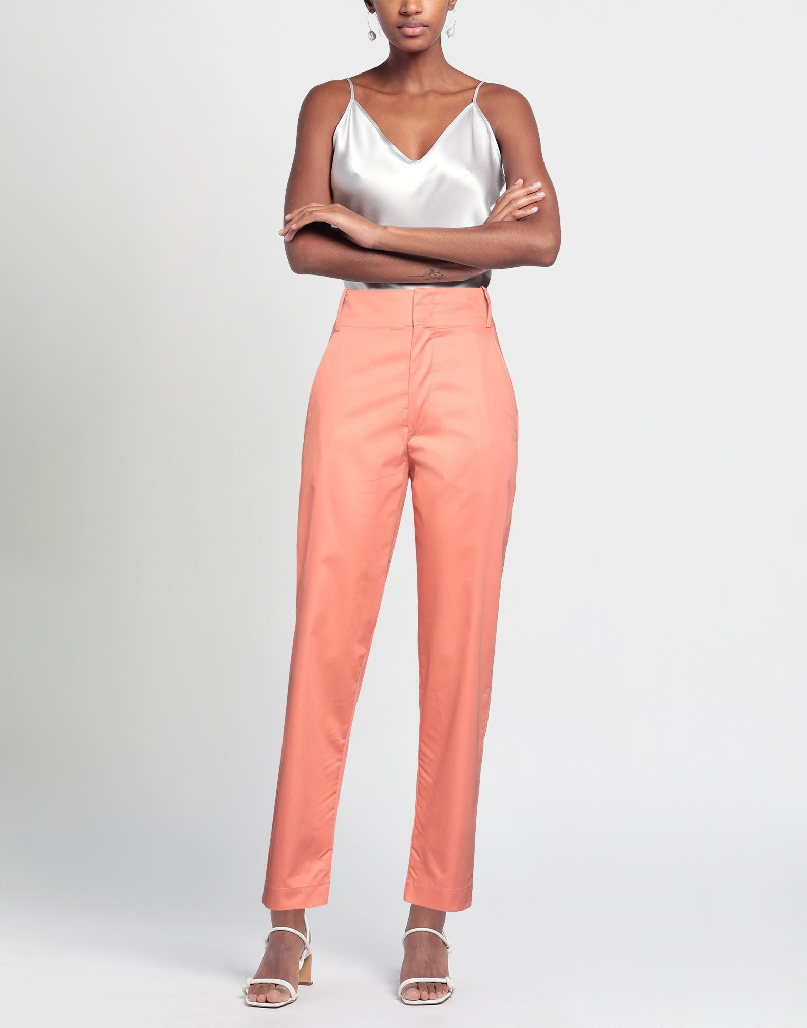 White Women's Casual Pants - 2