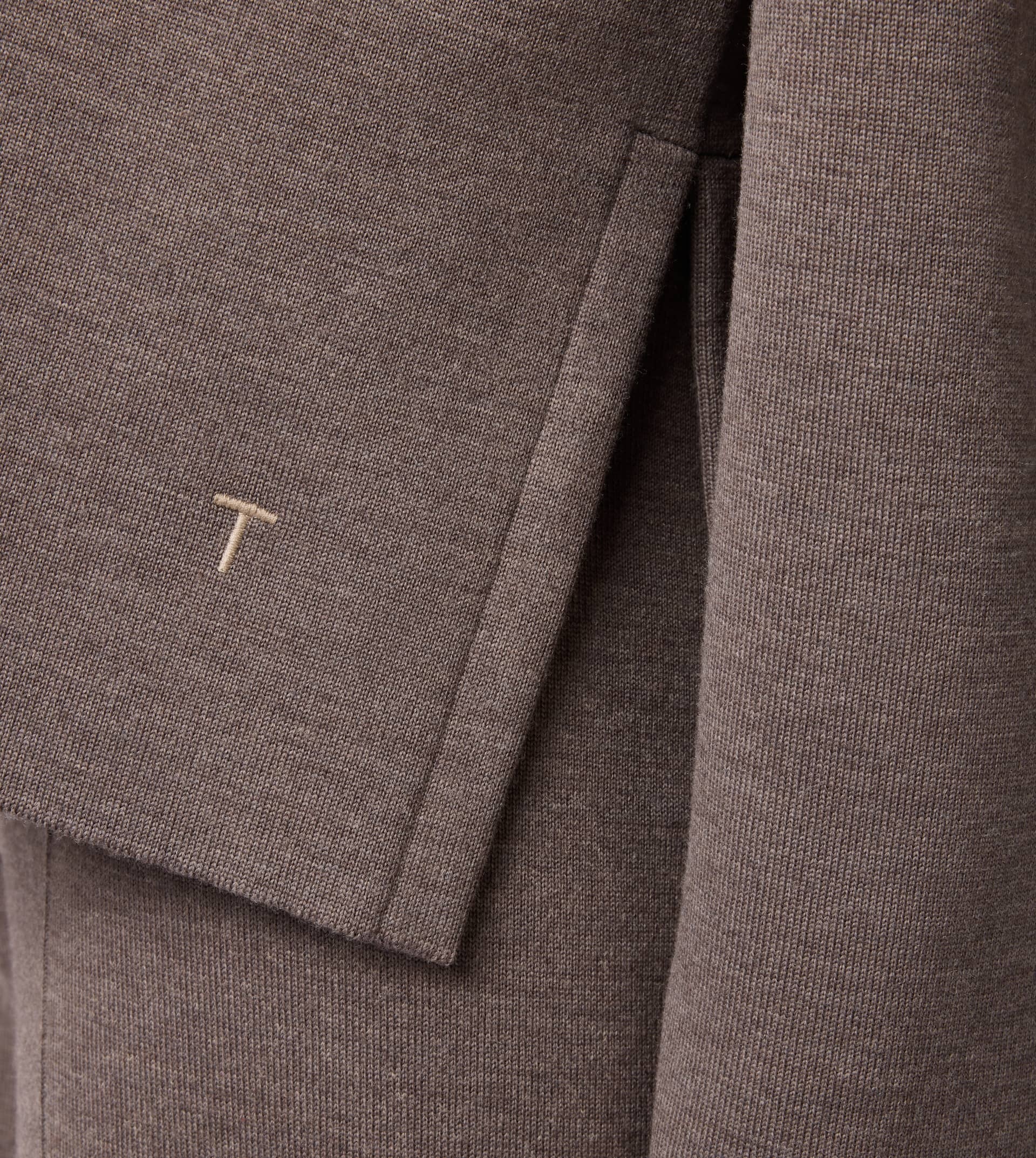 WOOL BLEND OVER TURTLENECK - BROWN - 2