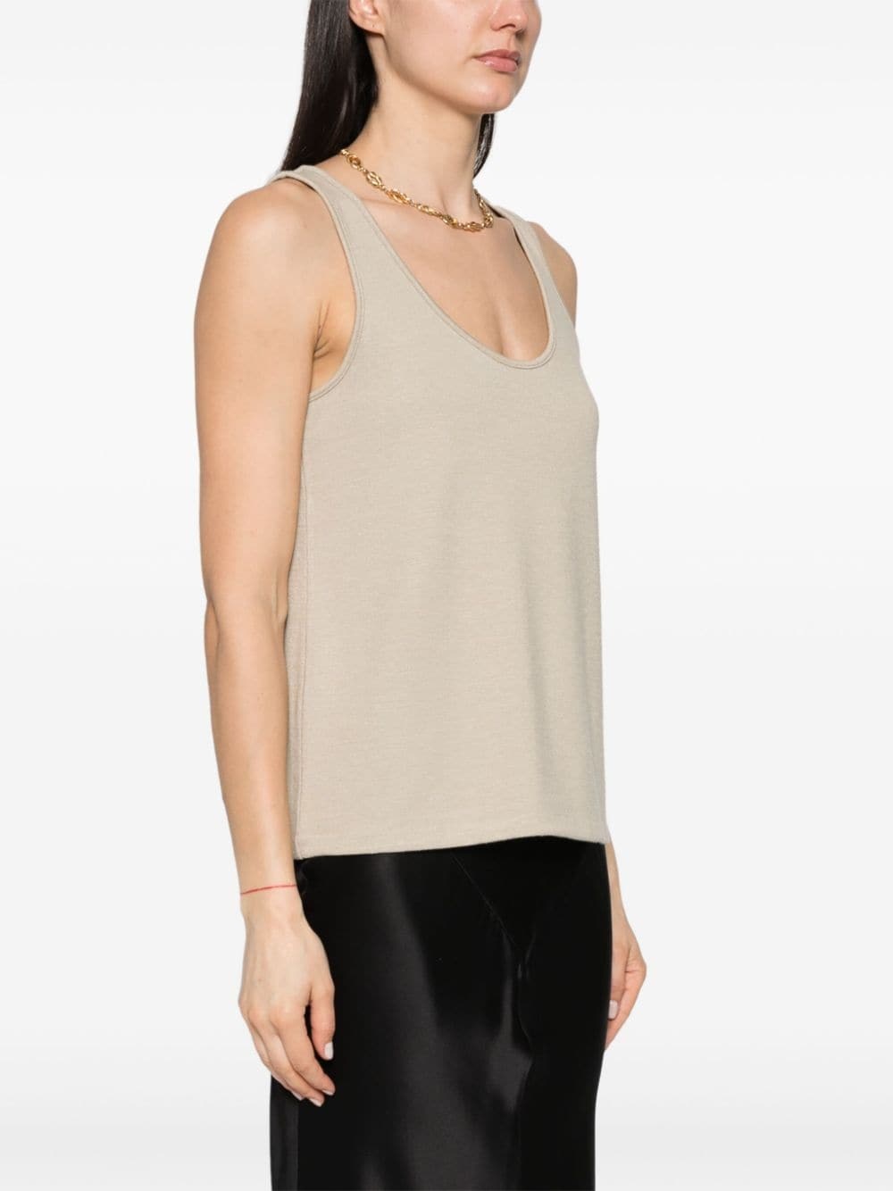 sleeveless knitted top - 3