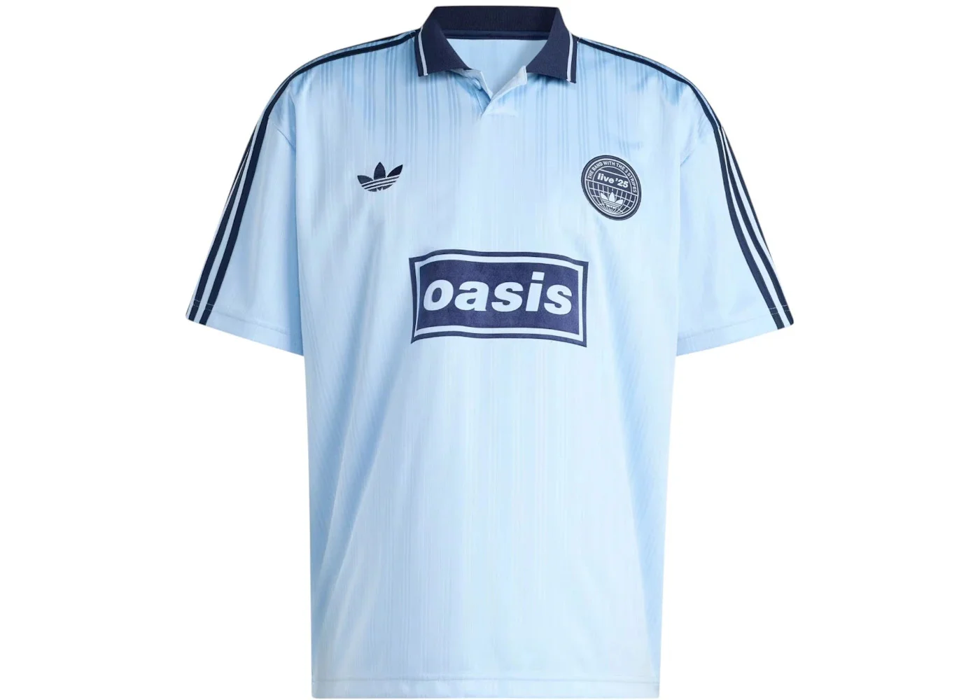 adidas x Oasis Tour Jacquard Jersey Clear Sky - 1