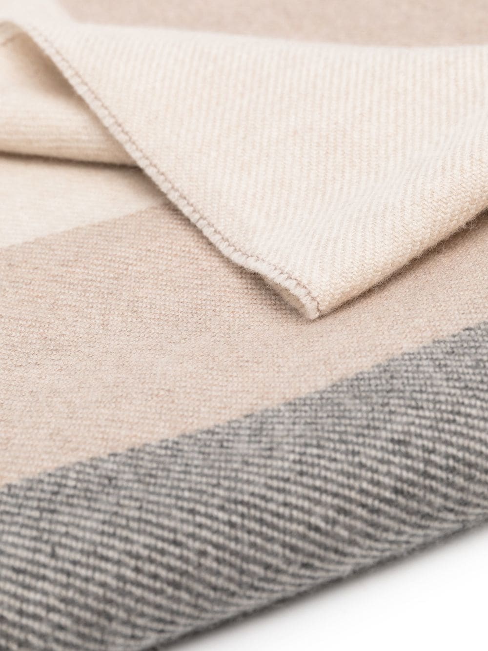 striped wool scarf - 3