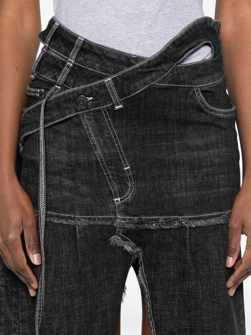 wrap denim skirt 5
