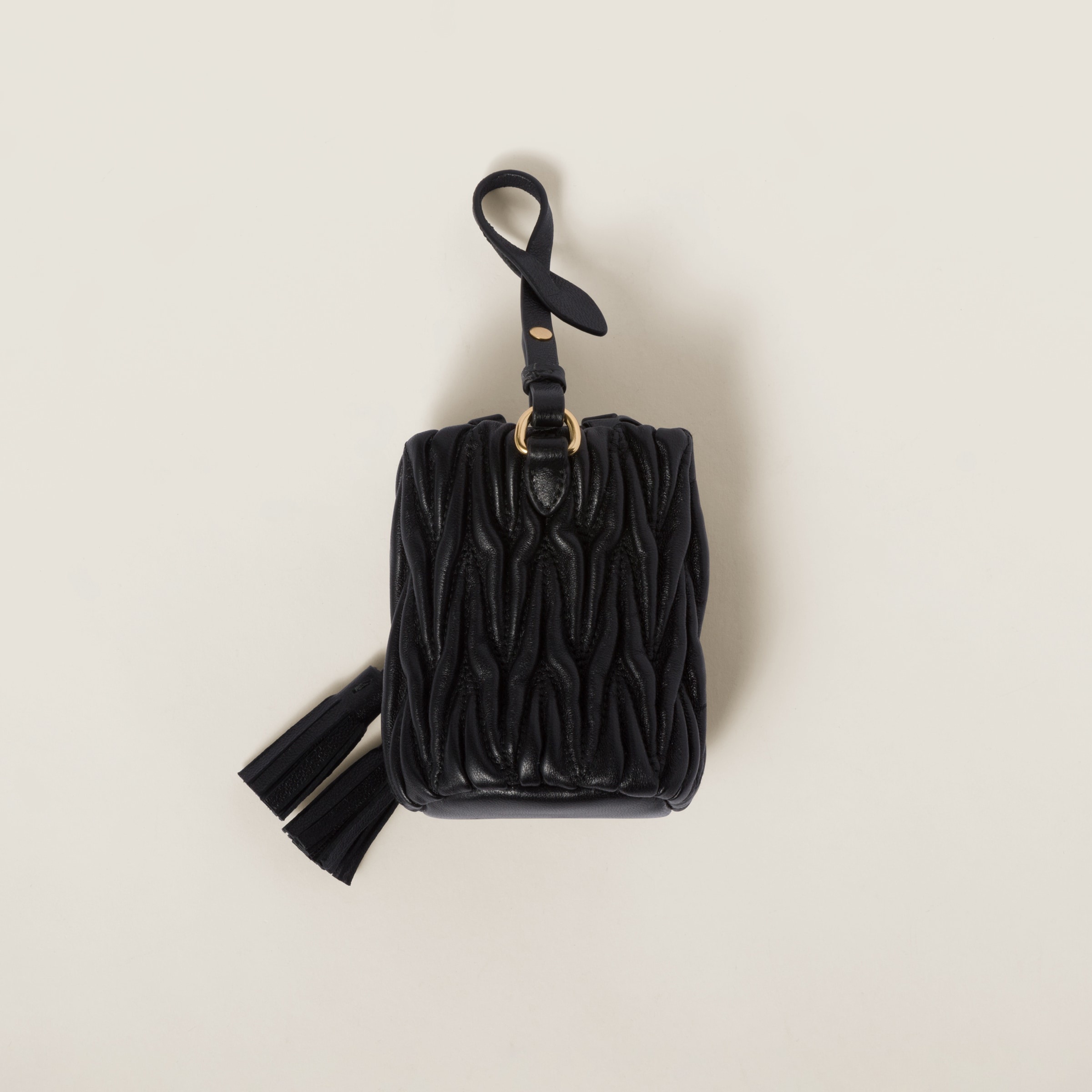 Matelassé nappa leather micro bag - 3
