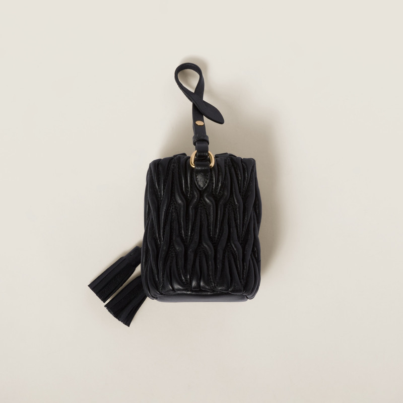 Matelassé nappa leather micro bag 3