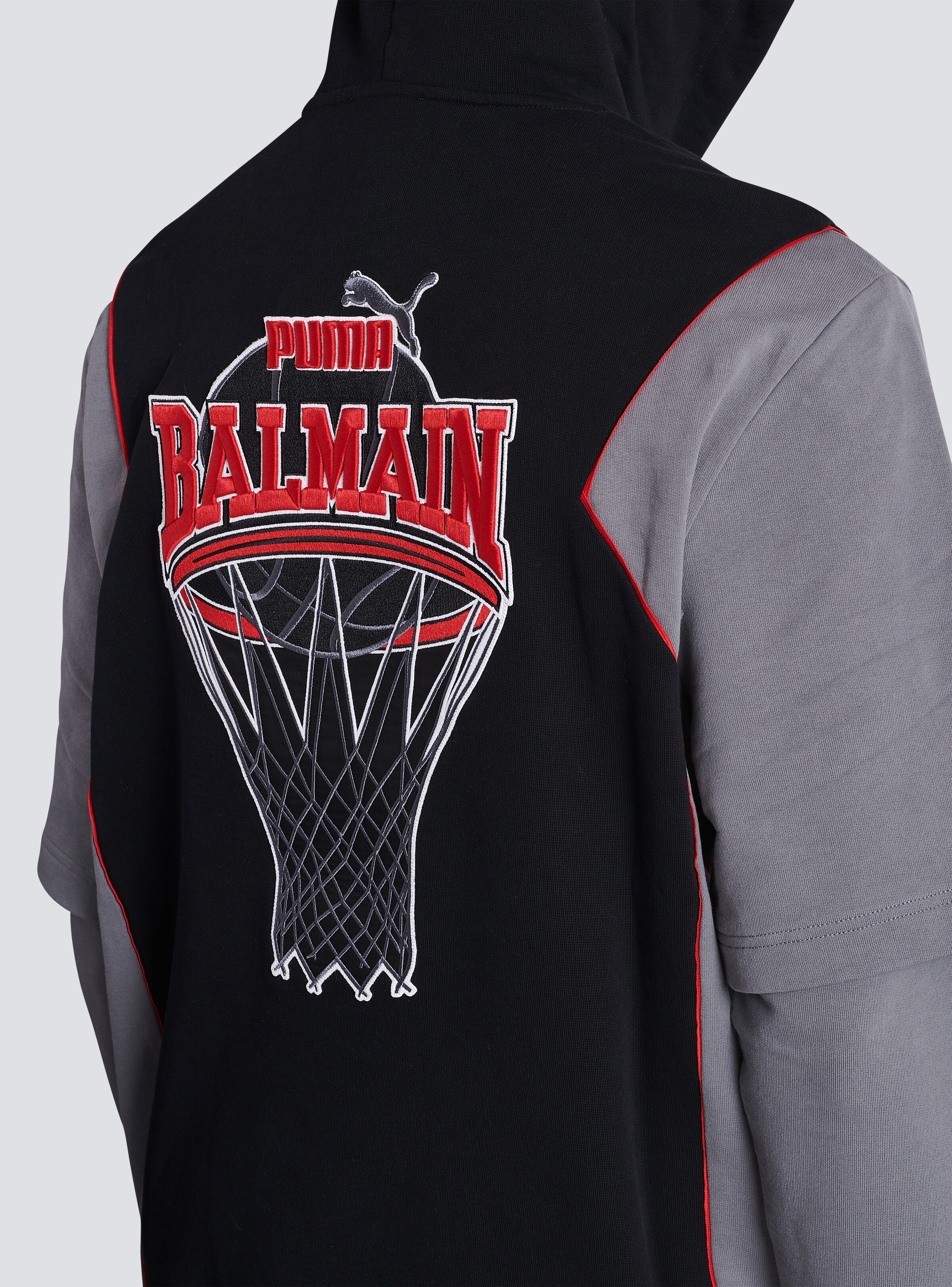 Balmain x Puma - Oversized basketball hoodie - 2