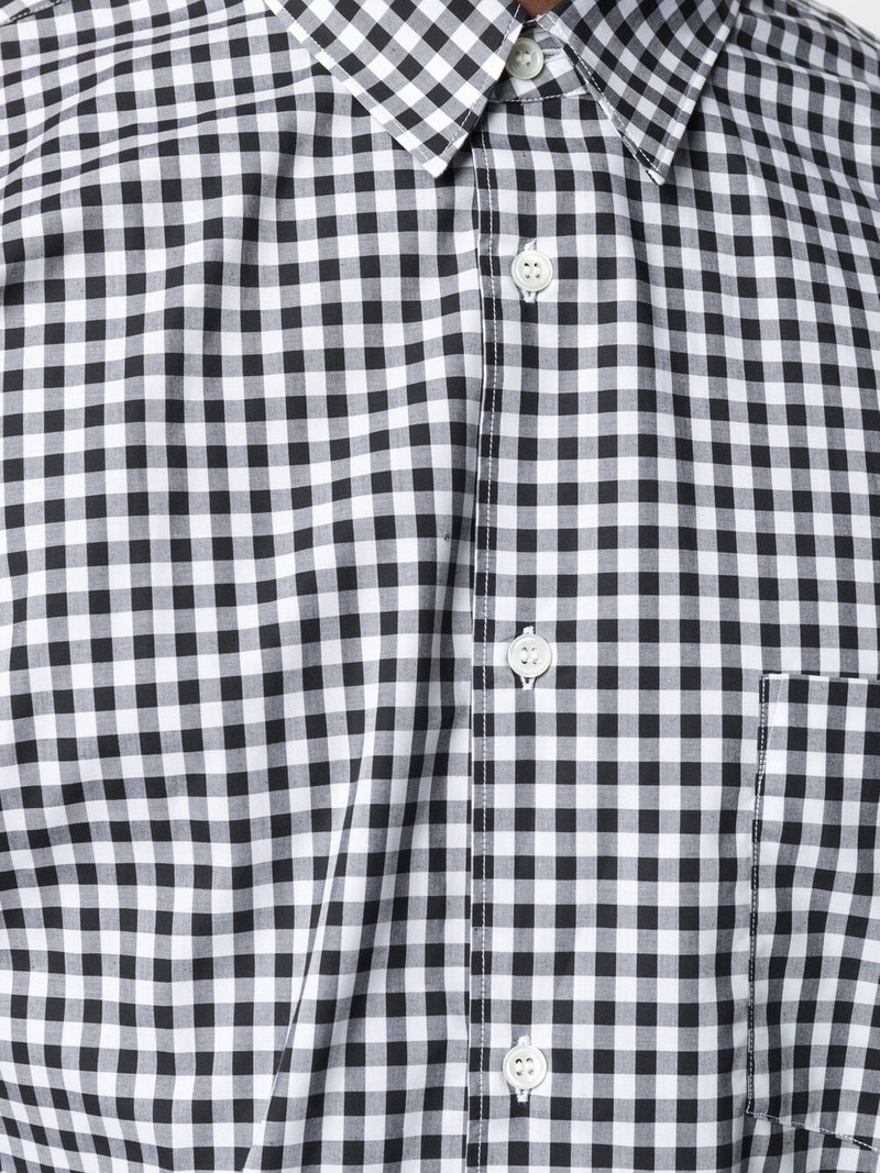 check-print cotton shirt 5