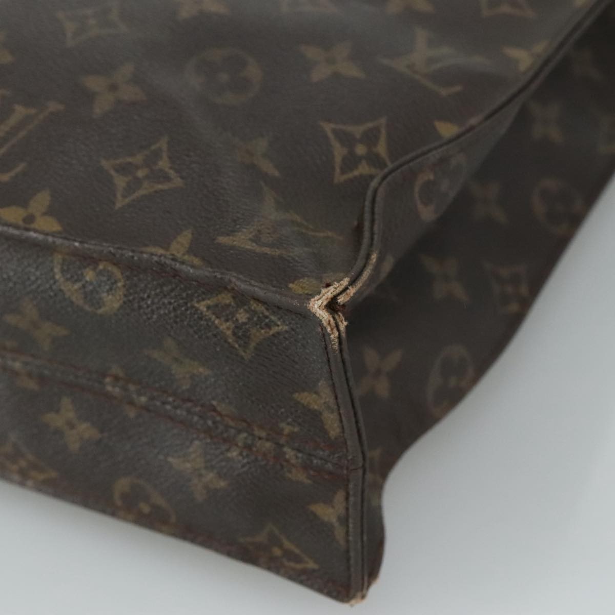 LOUIS VUITTON Monogram Sac Plat Hand Bag M51140 - 9