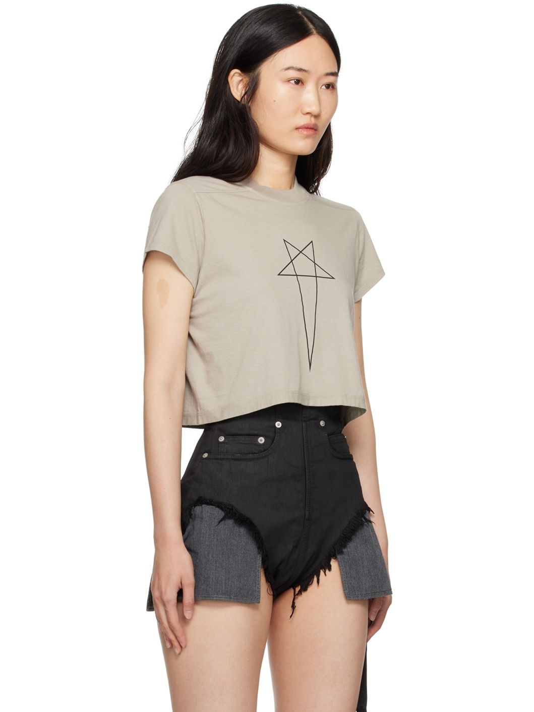 Off-White Porterville Cropped Small Level T-shirt - 2