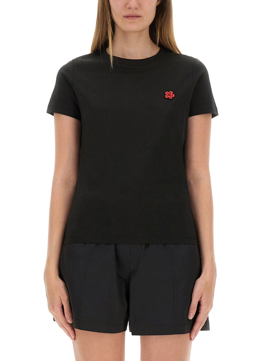 "Boke Flower" Cotton T-Shirt - 1