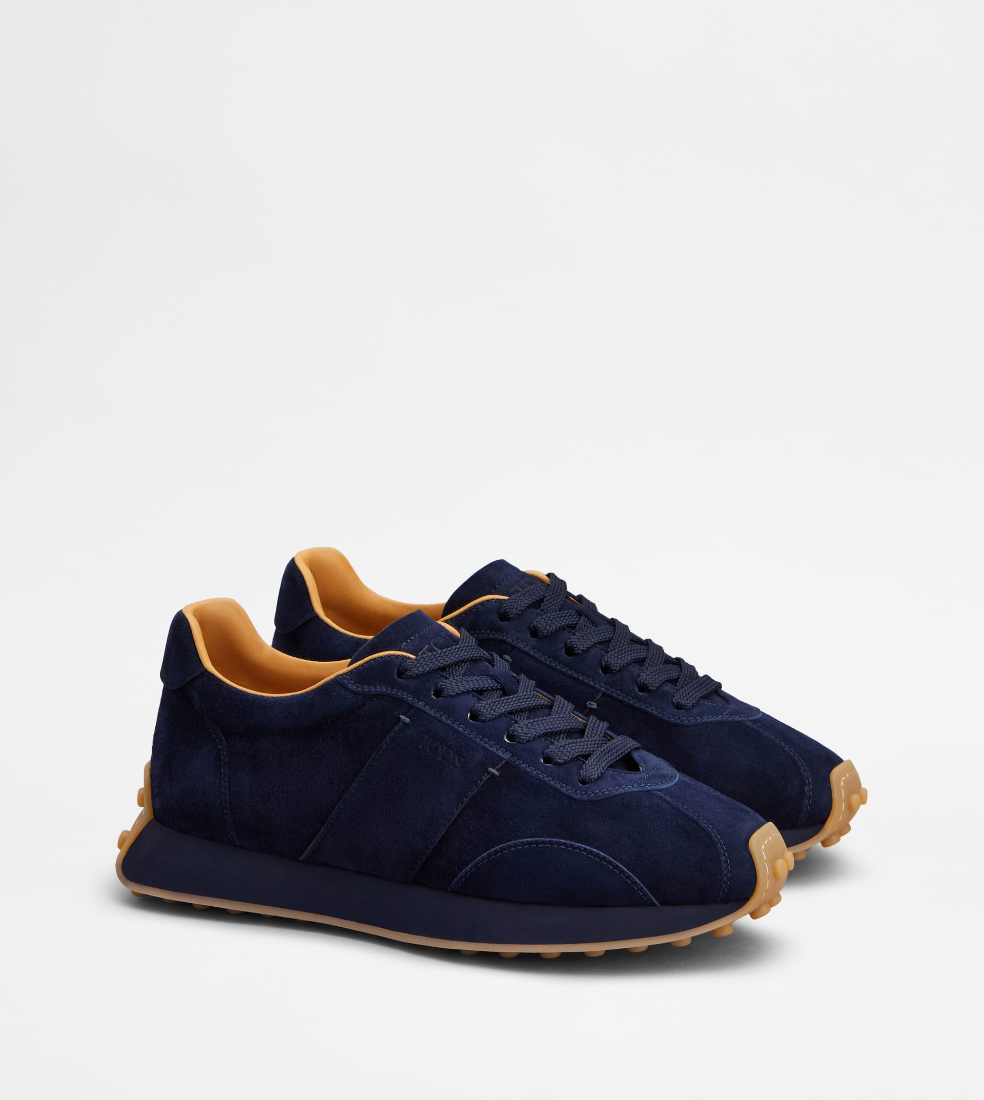 T VINTAGE SNEAKERS IN PASHMY SUEDE - BLUE - 2