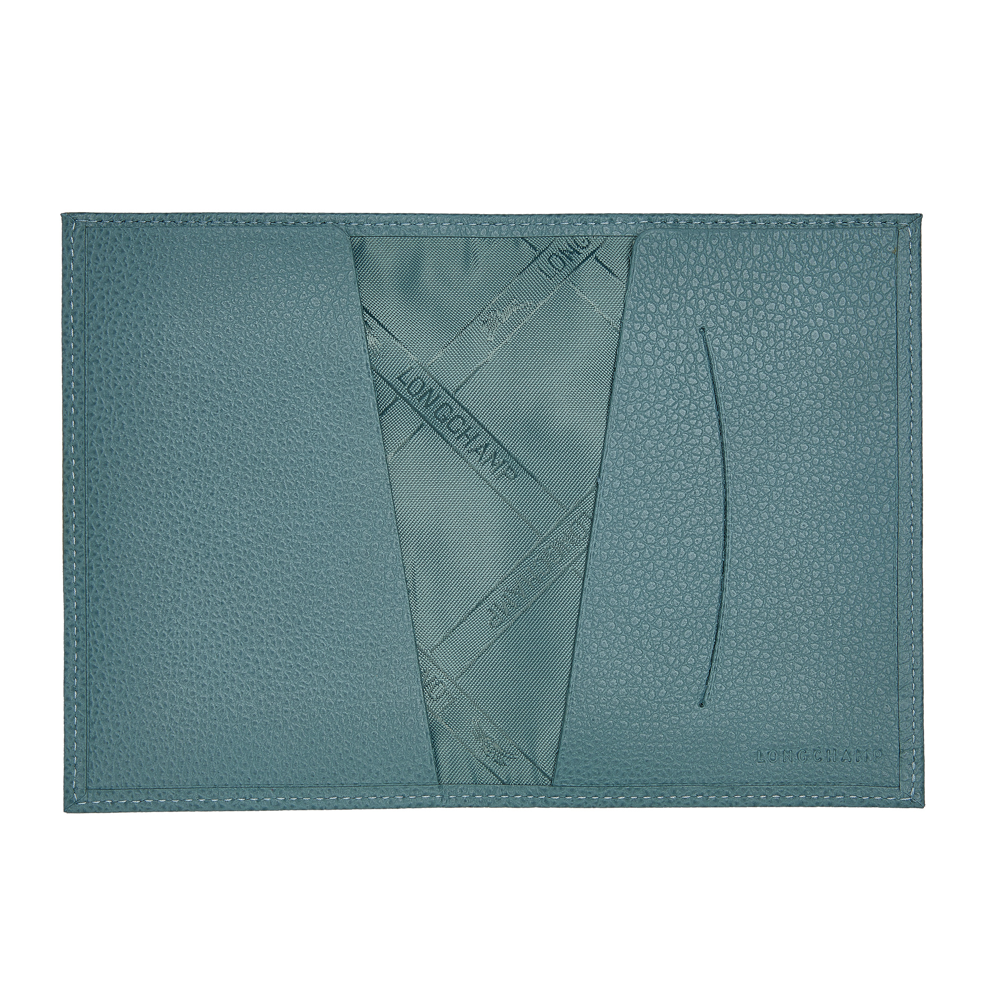 Le Foulonné Passport cover Eucalyptus - Leather - 3