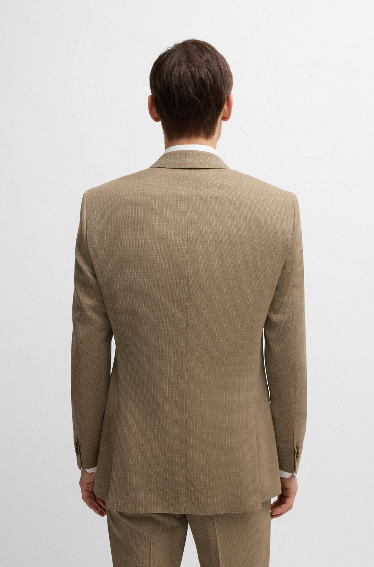 SLIM-FIT SUIT IN STRETCH CLOTH - 3