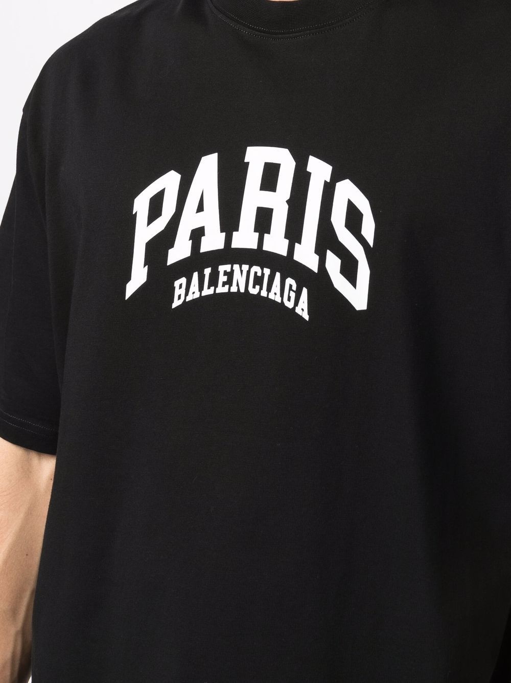 Paris logo cotton T-shirt - 6