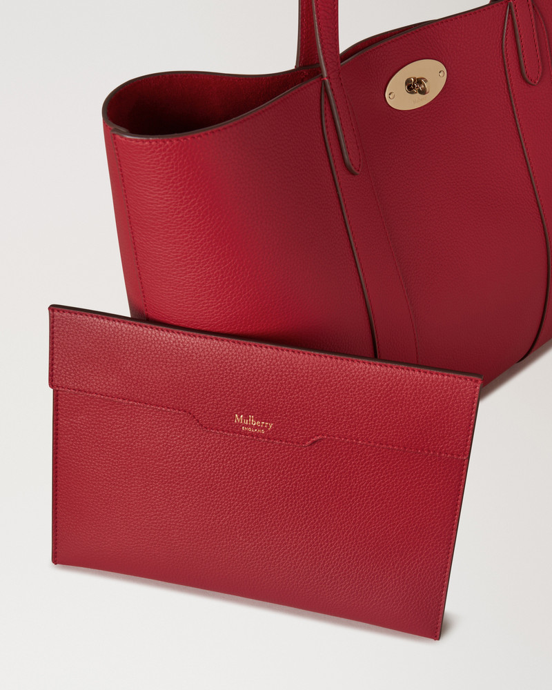 Bayswater Tote Scarlet Red Small Classic Grain 6