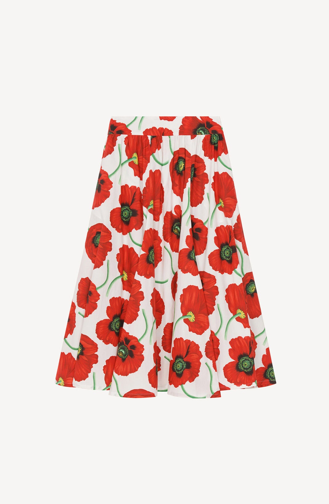 【新品】KENZO POPPY ポピー フレア ミディ スカート 新品】KENZO POPPY ポピー フレア ミディ スカート