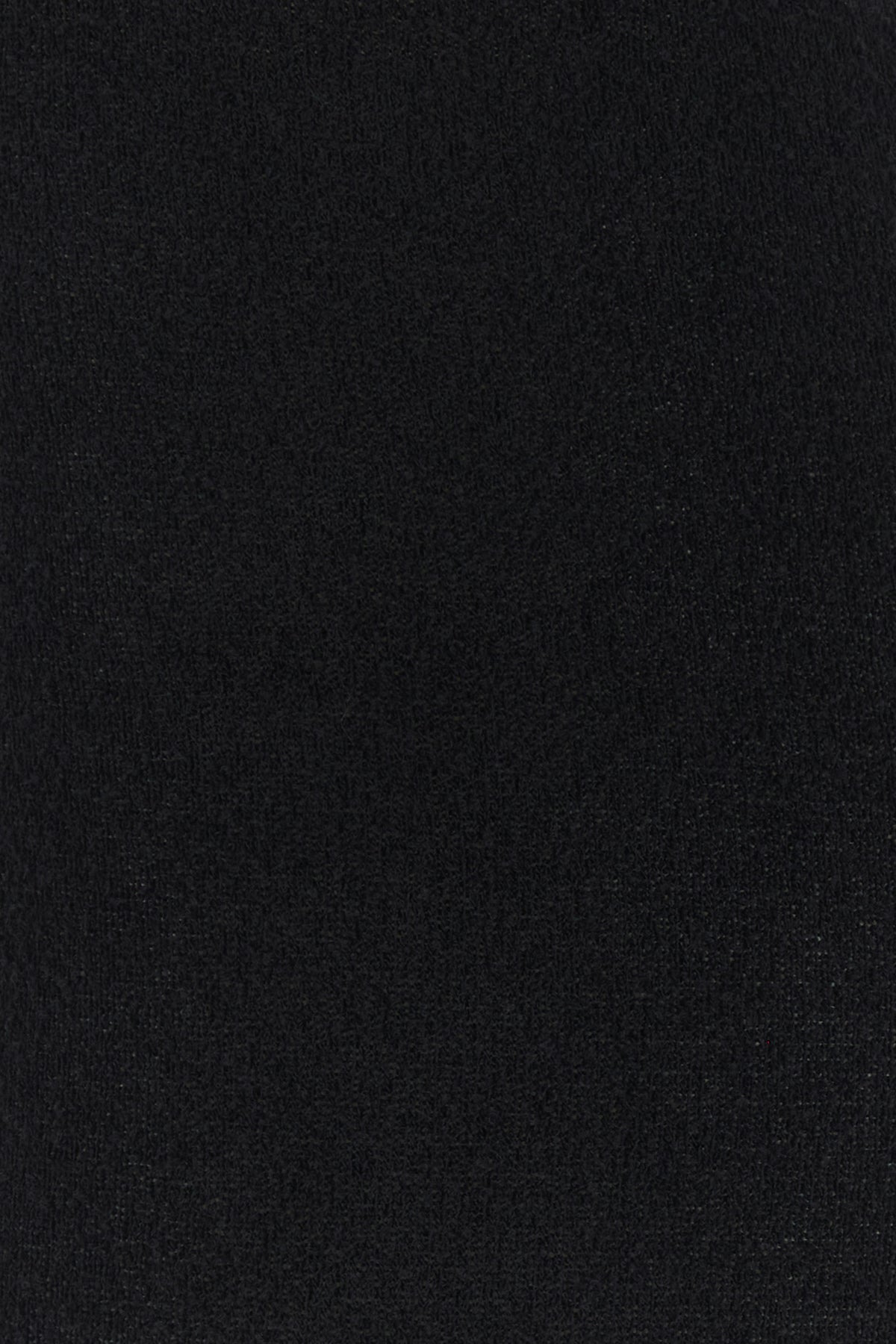 Black stretch terry fabric leggings - 3