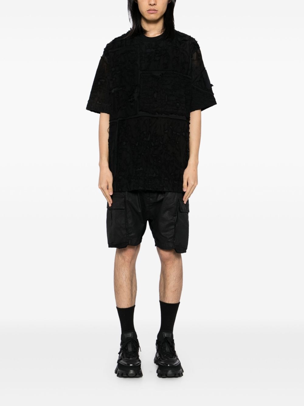 distressed effect T-shirt - 2