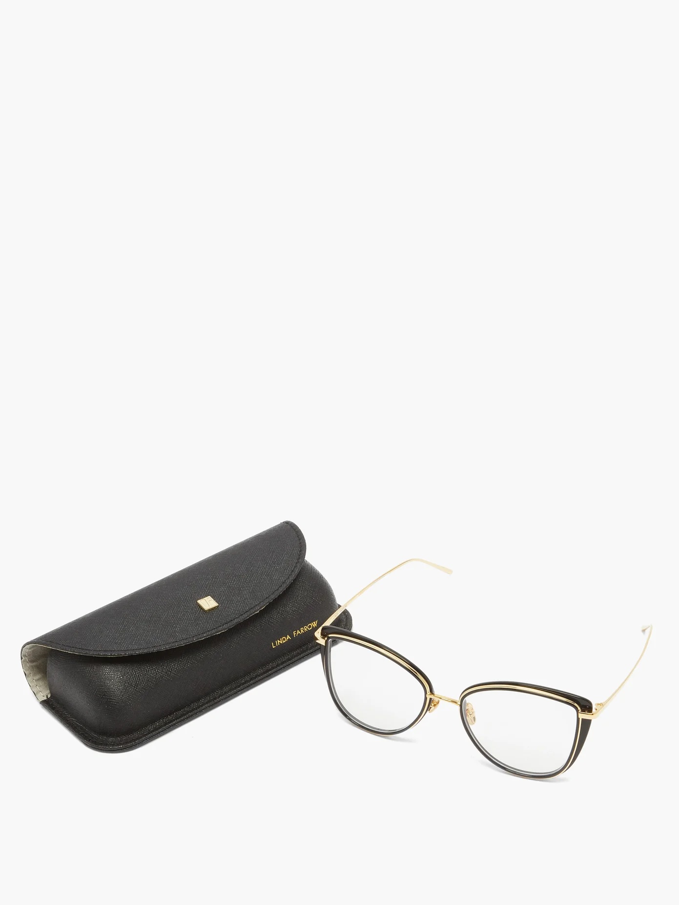 Liza butterfly-frame acetate glasses - 5