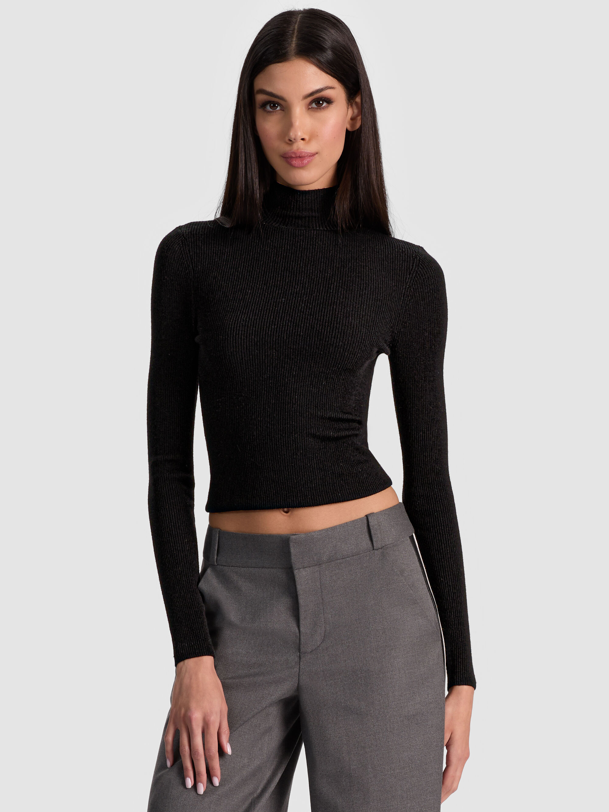 ROBERTA RIBBED TURTLENECK - 2