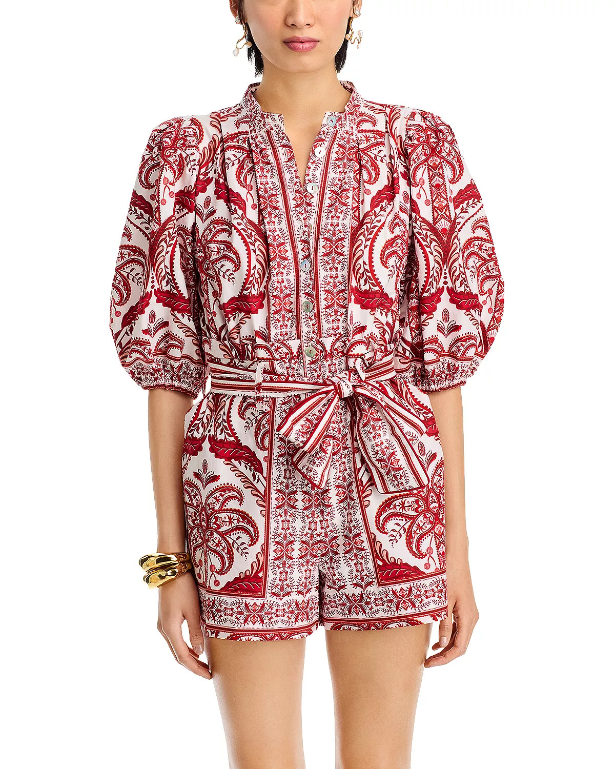 Tropical Cameo Romper - 7