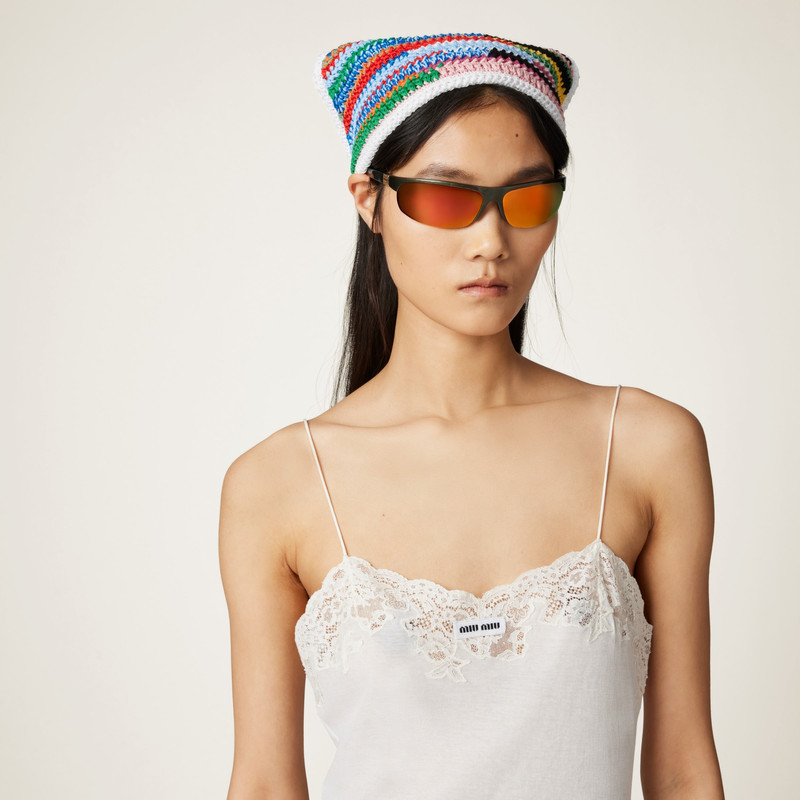 Miu Miu Crochet hairband outlook