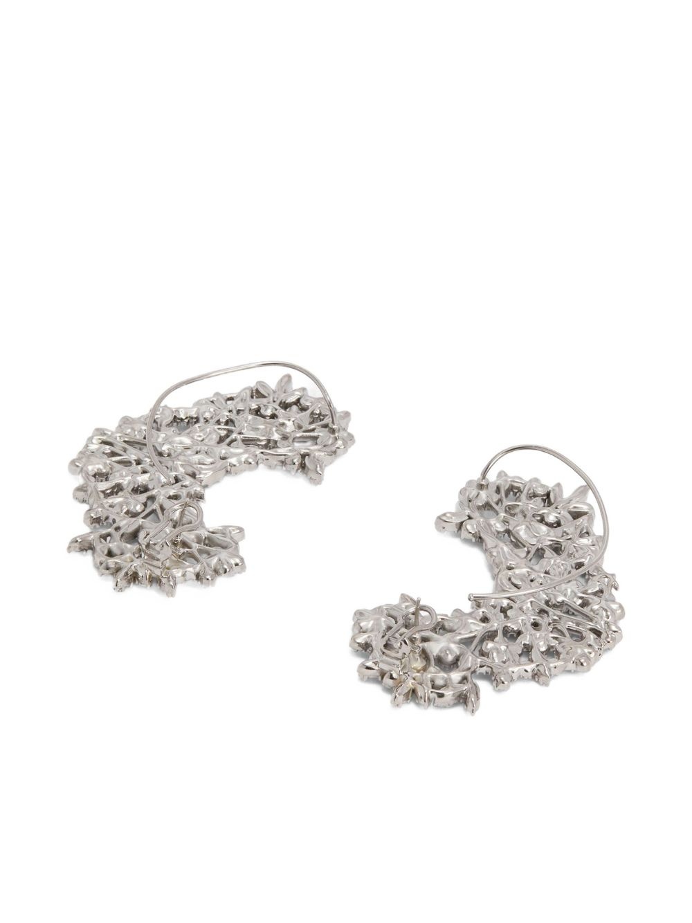 zirconie-embellished earrings - 3