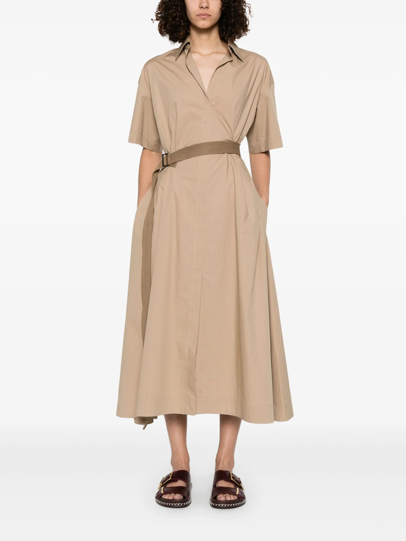Brunello Cucinelli Poplin Midi Dress outlook
