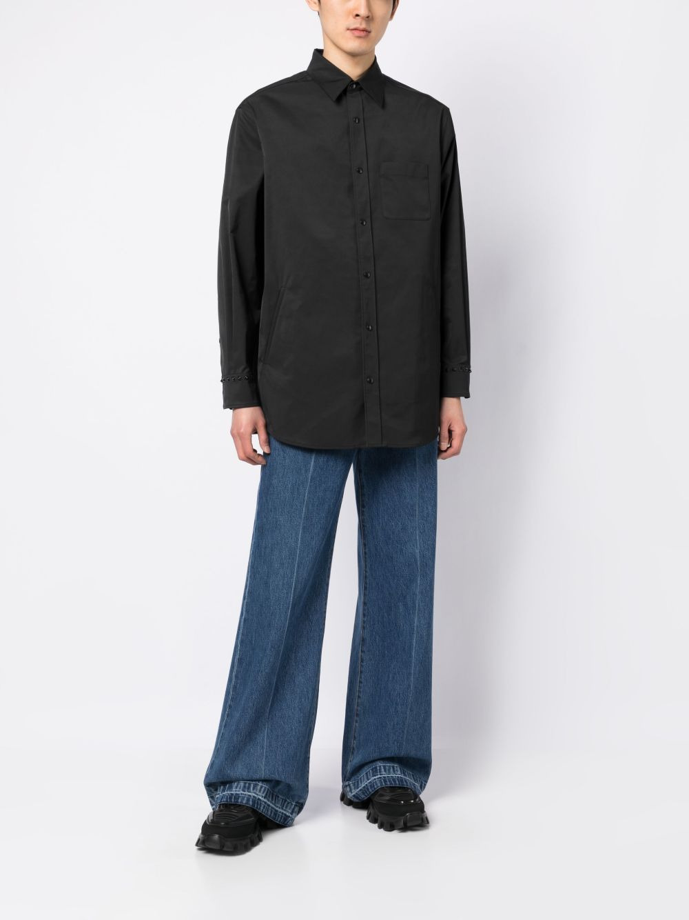 Rockstud-embellished shirt - 2