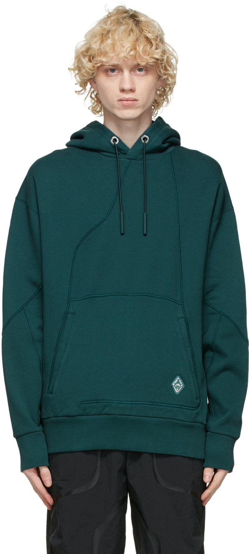 자수 로고 hoodie - 1