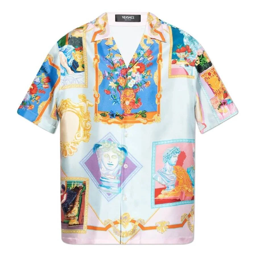 Versace Gallery Silk Twill Shirt - 1
