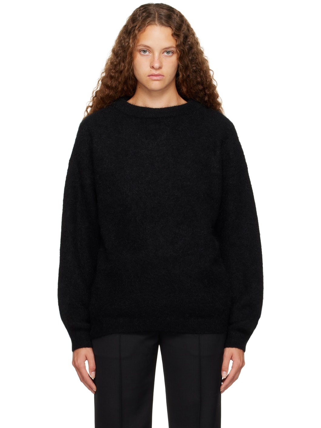 Black Crewneck Sweater - 1