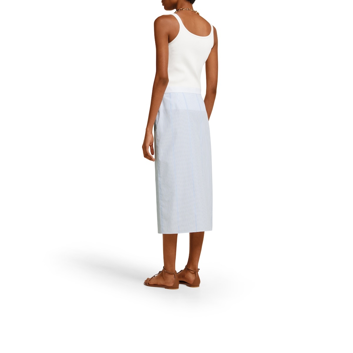 Gucci cotton fil coupé skirt - 4