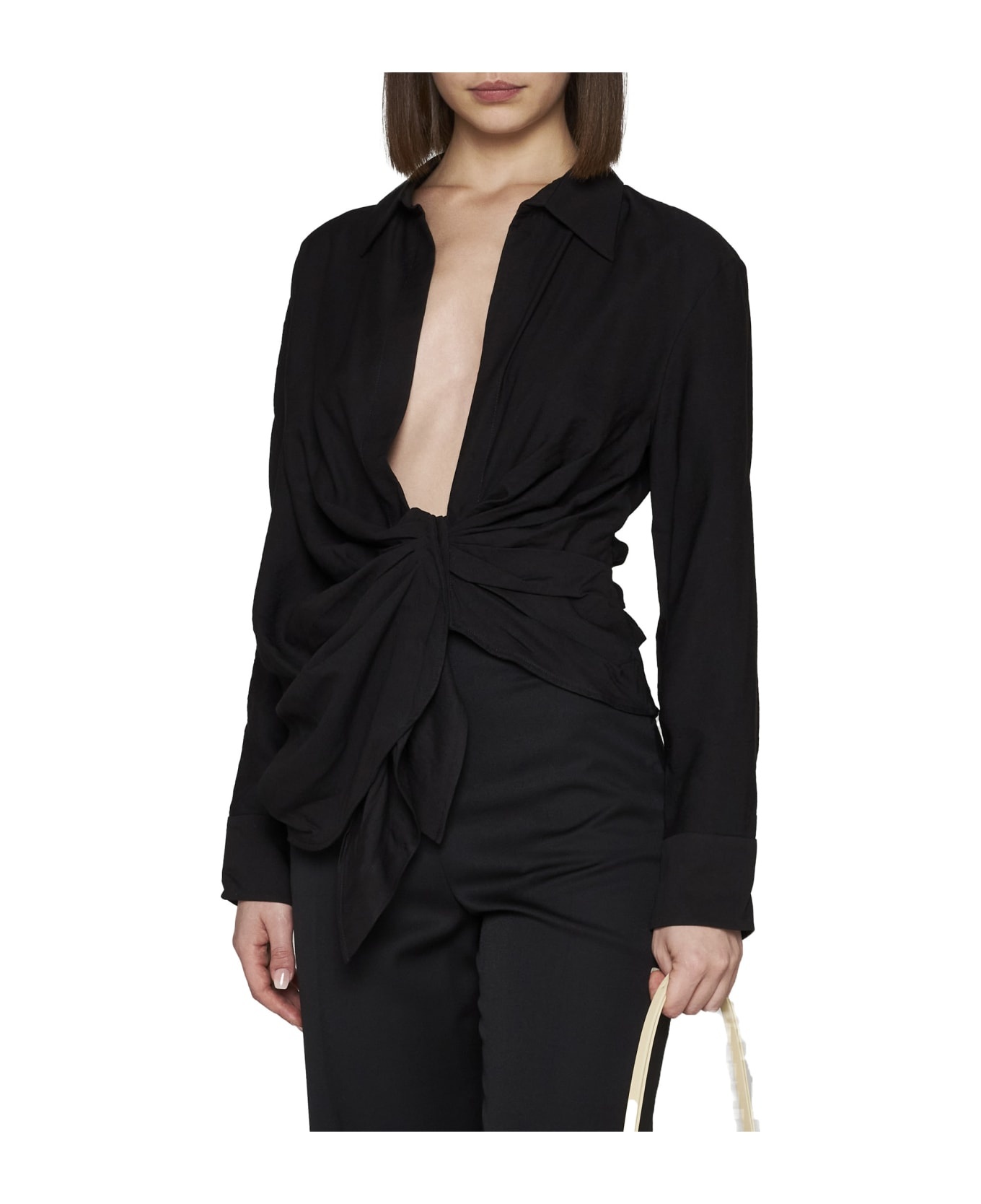 Bahlia Tie-up Detailed Blouse - 3