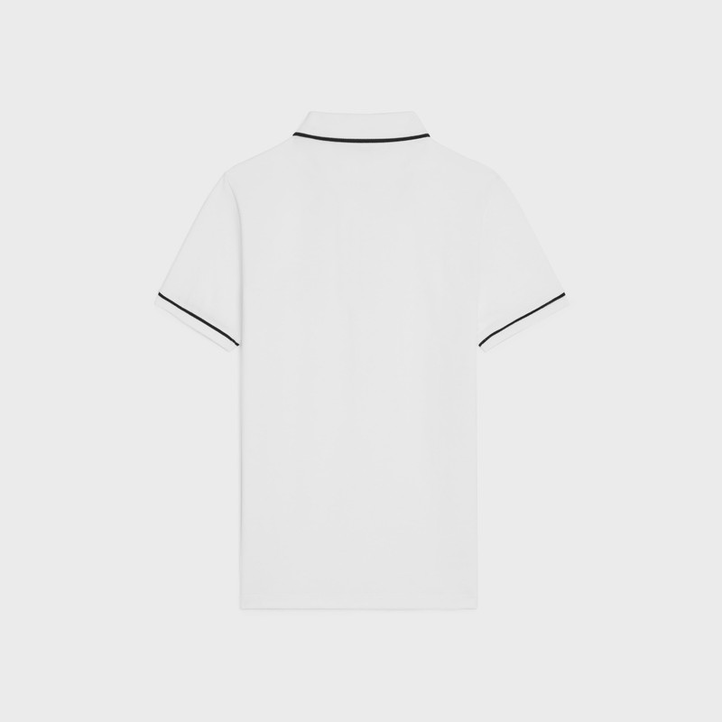 CELINE classic polo shirt in cotton piqué outlook