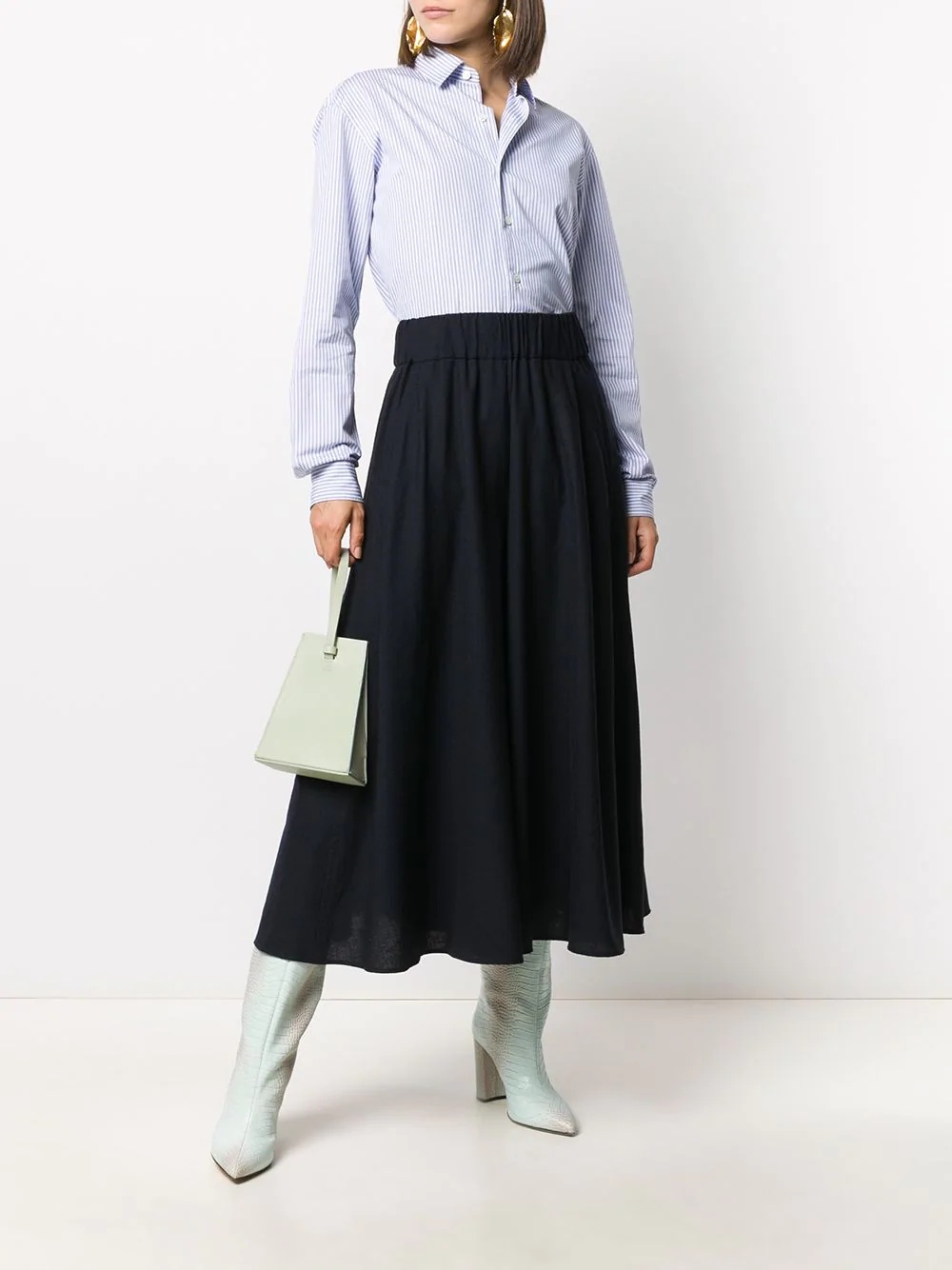 flared midi skirt - 2