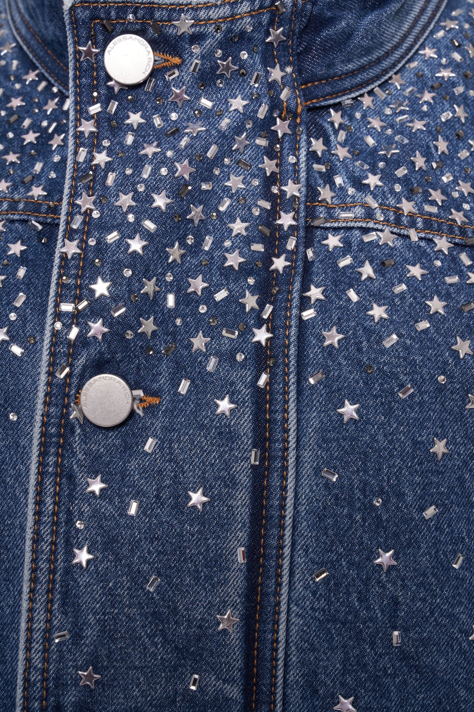 DENIM BOMBER WITH HOTFIX - 3