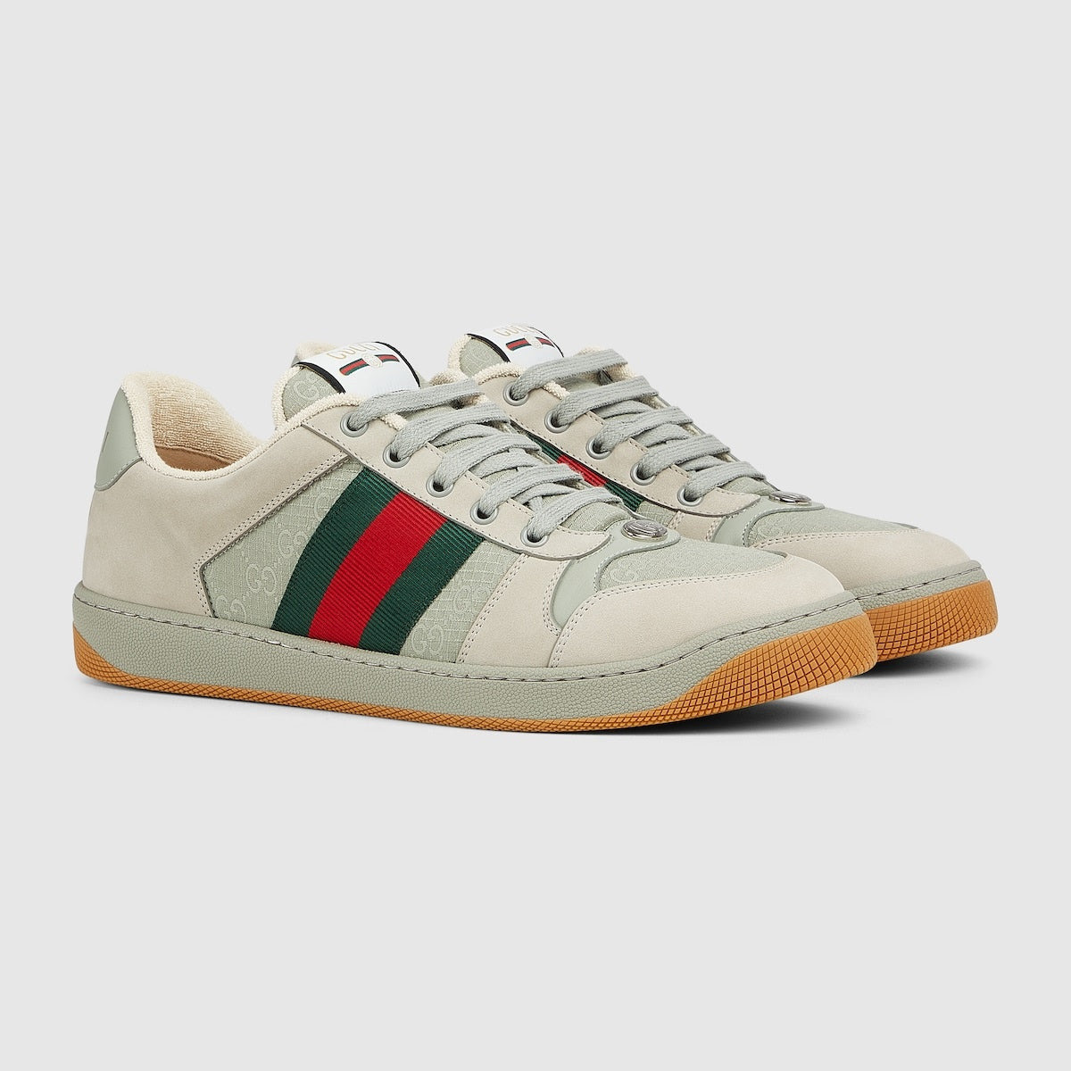 Gucci Screener Web GG Canvas Sneakers - 2