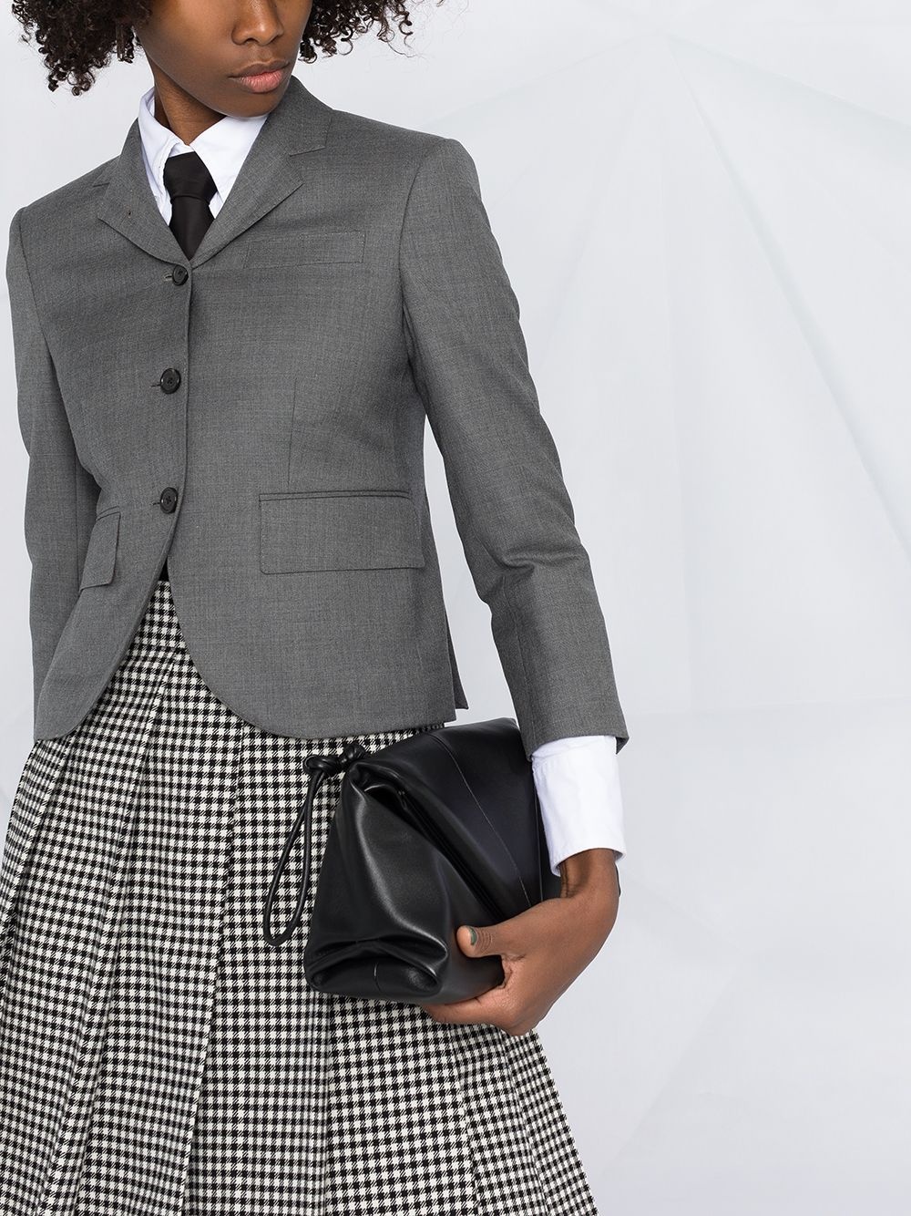 notched-lapel single-breasted blazer - 3