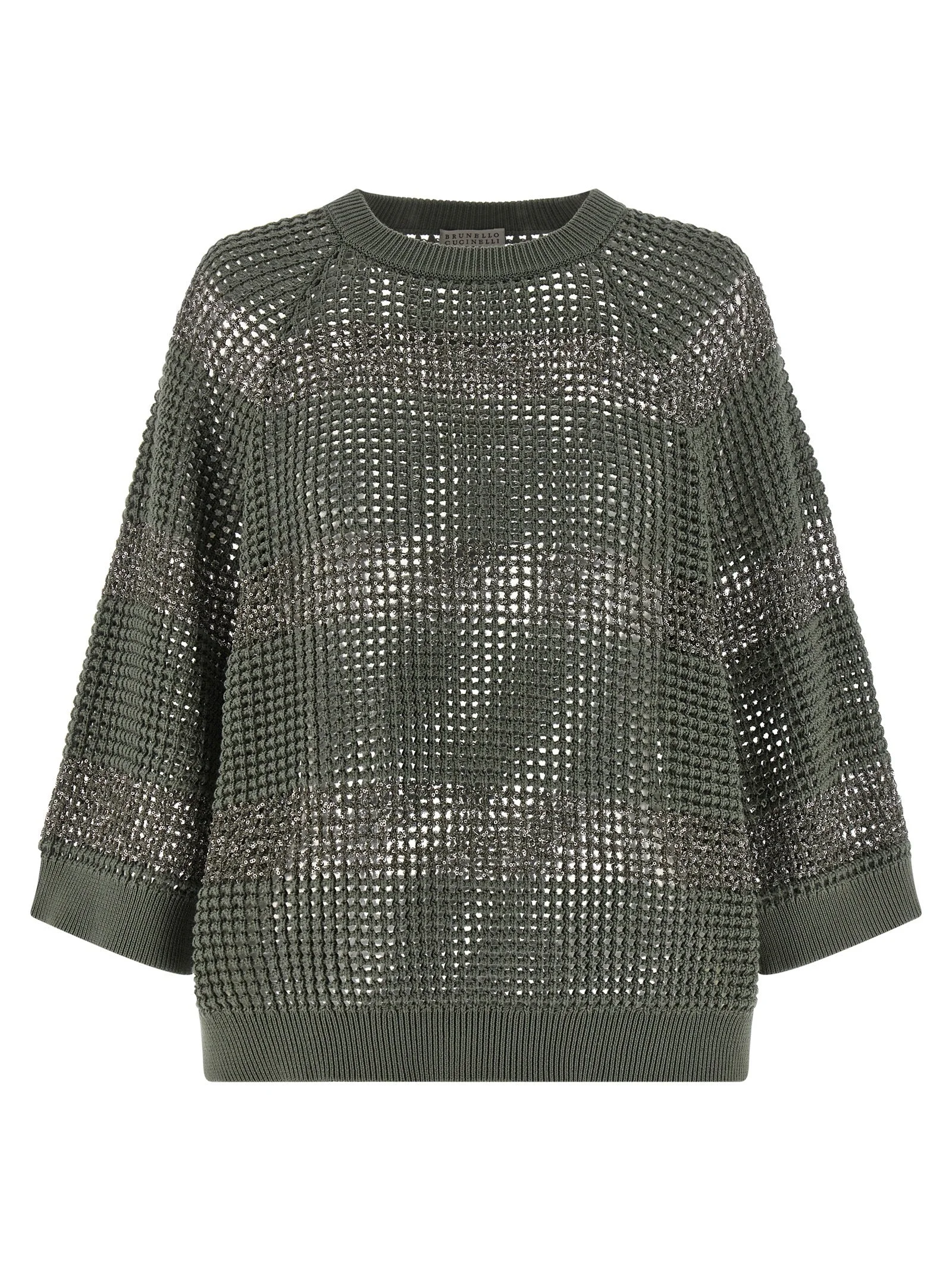 Brunello Cucinelli Women 'Dazzling Stripes' Sweater - 1