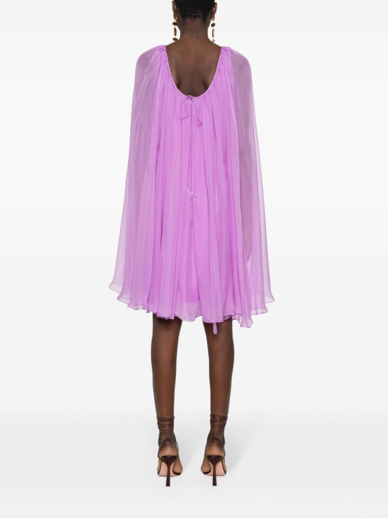 Footing chiffon mini dress 4