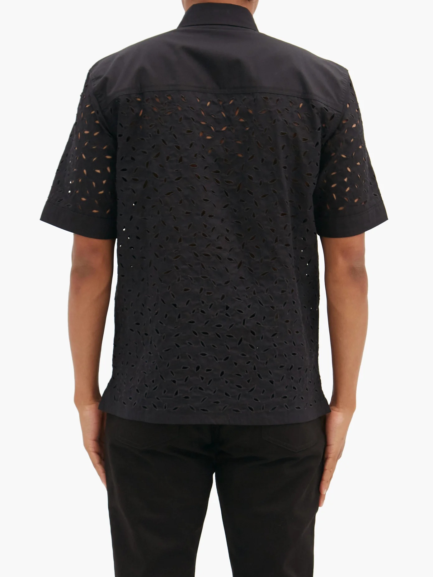 Broderie-anglaise cotton shirt - 5