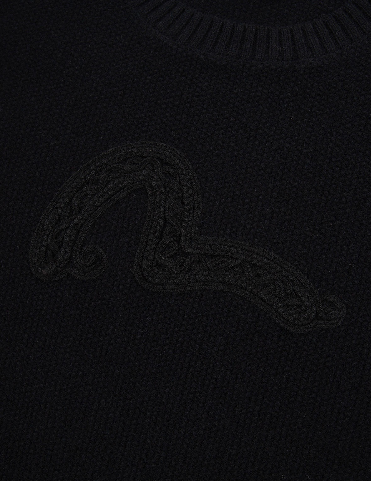 TEXTURE SEAGULL KNITTED SWEATER - 8