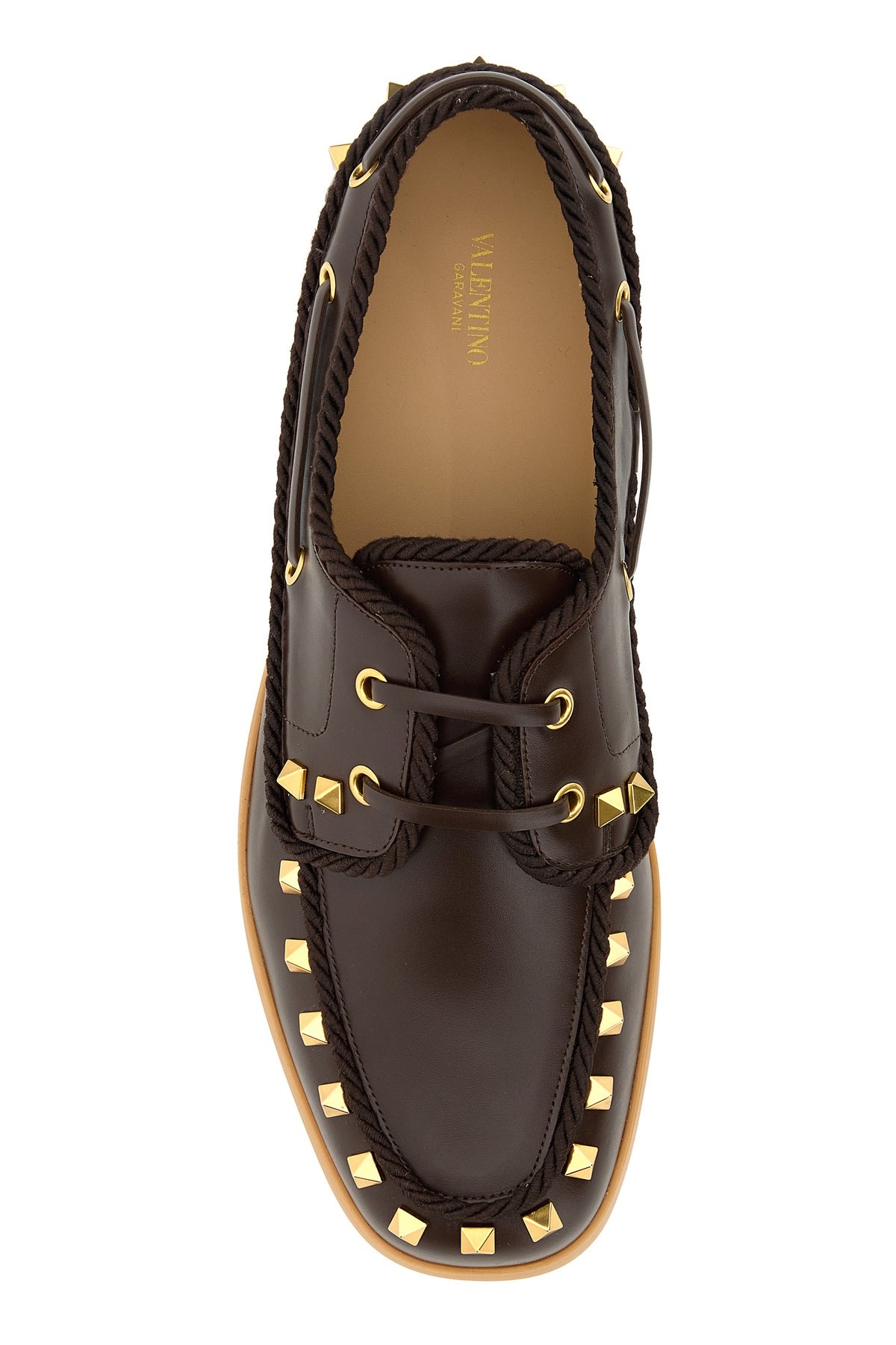 Dark brown leather loafers - 4