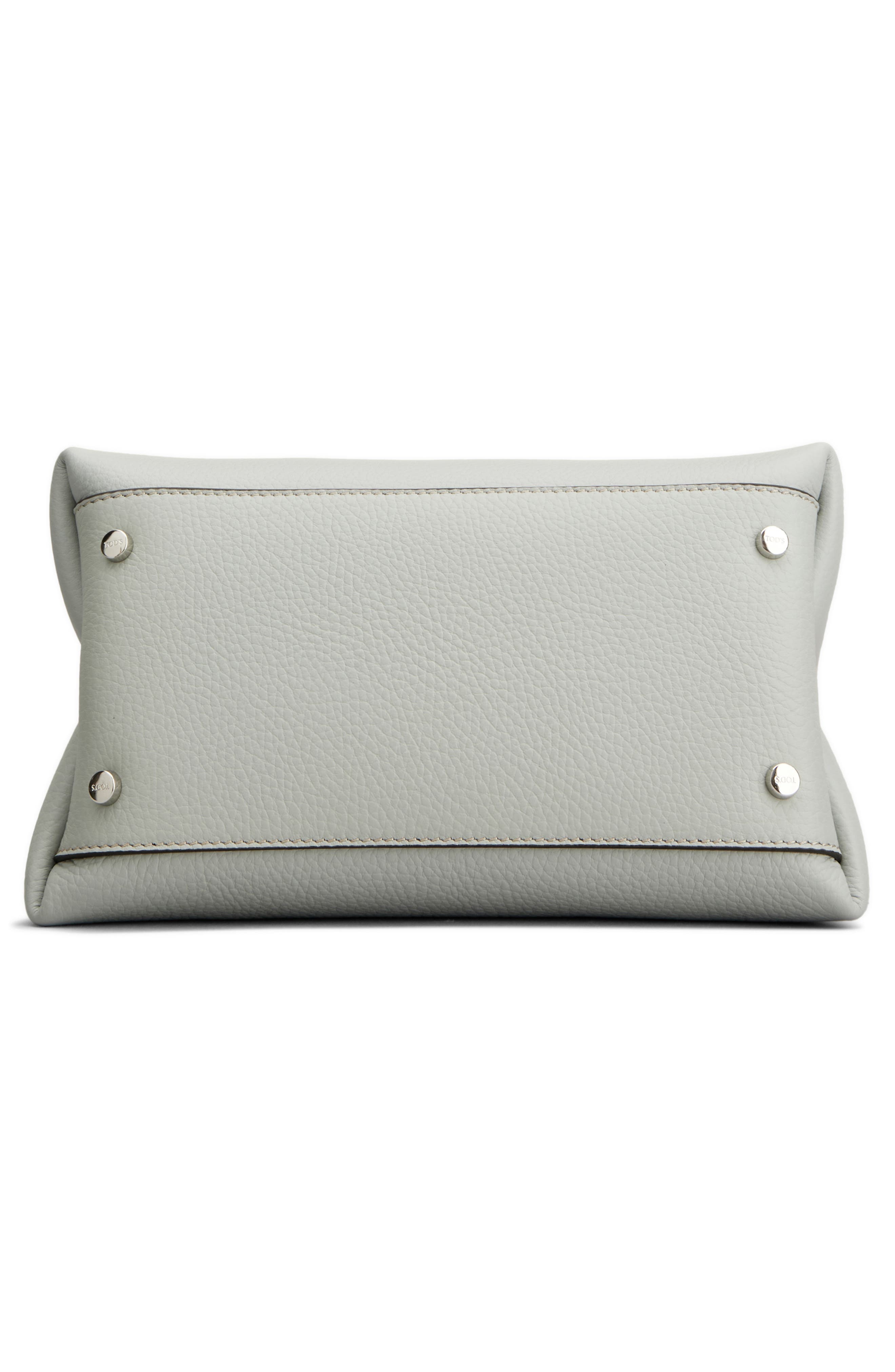 Tod's Micro Leather Top Handle Bag in Grey Natural at Nordstrom - 2