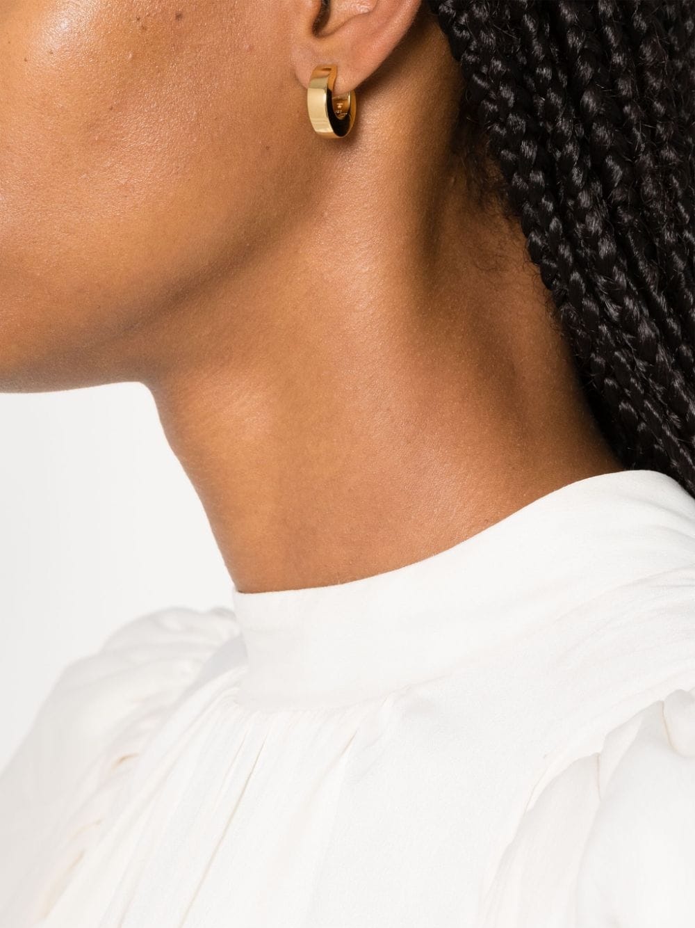 Arch chunky-hoop earrings - 2