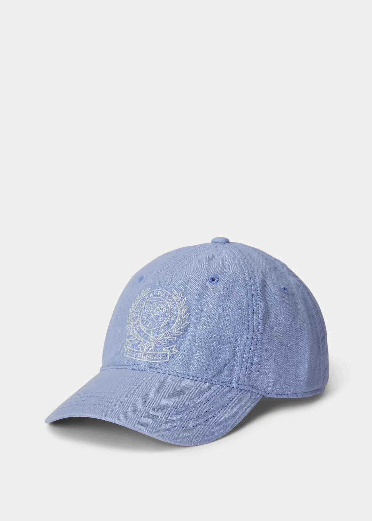 Wimbledon Linen Herringbone Cap - 1