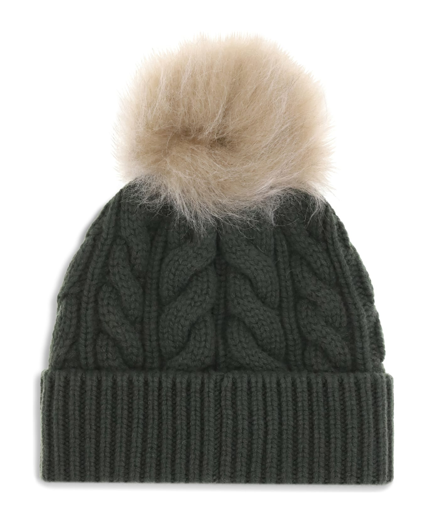 Beanie Hat With Pon Pon - 2