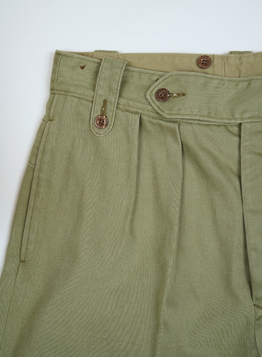 Battle Dress Short Indian Twill in Green - 2
