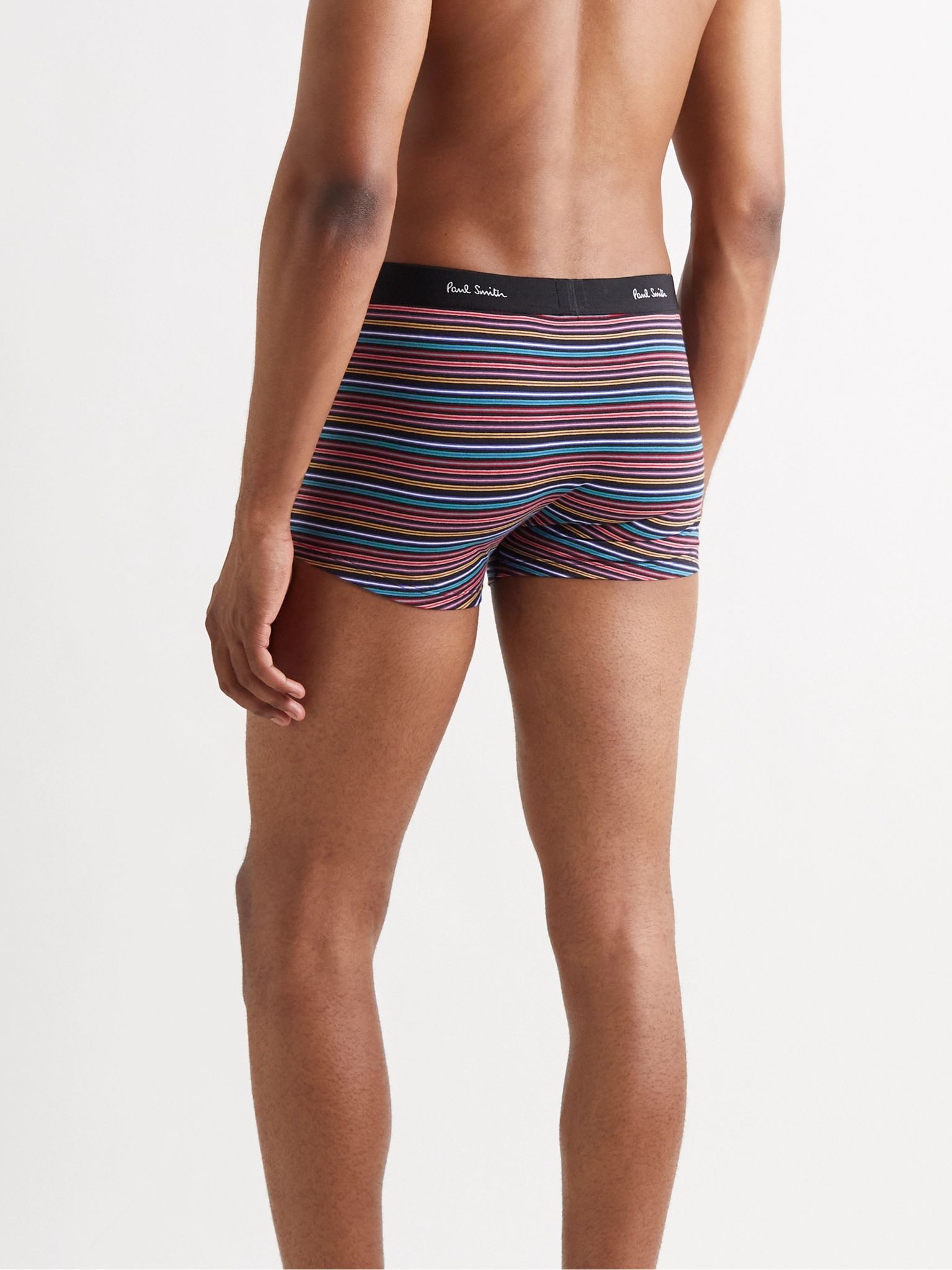 Striped Stretch-Cotton Boxer Briefs - 3