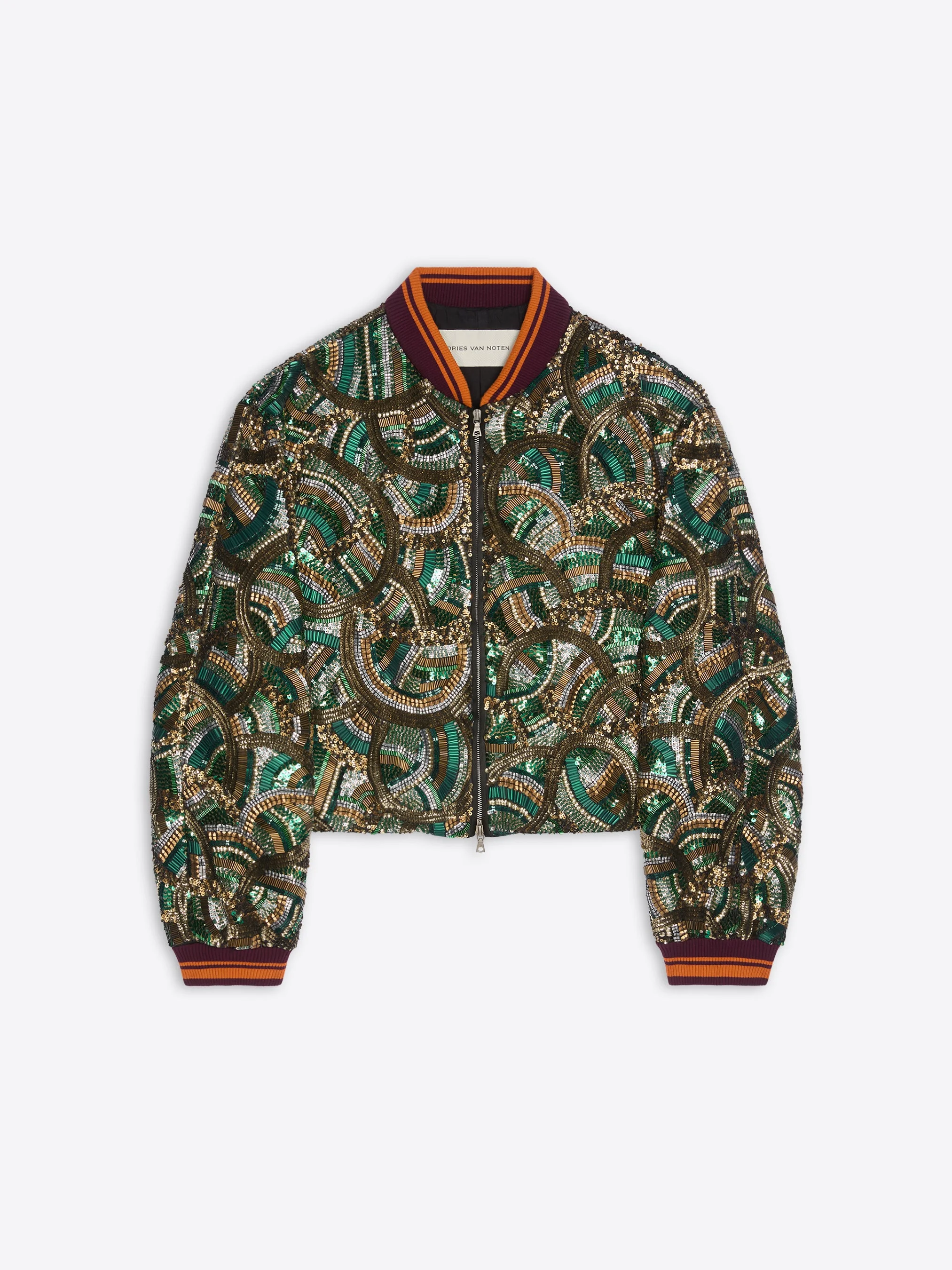 EMBROIDERED BOMBER JACKET - 1